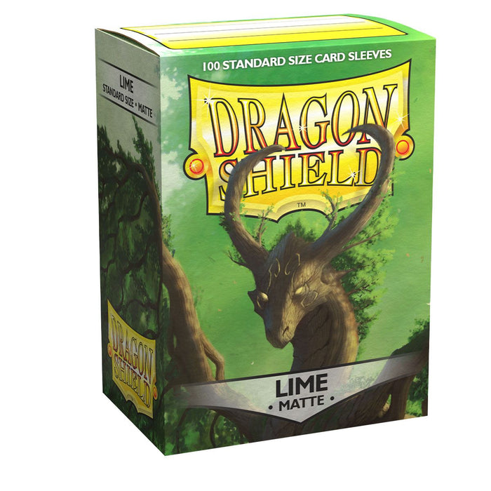 Dragon Shield: Standard 100ct Sleeves - Lime (Matte) - for just $0! 