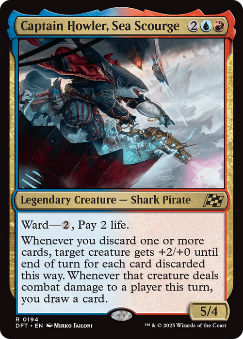 Captain Howler, Sea Scourge (DFT-194) - Aetherdrift - for just $0.08! 