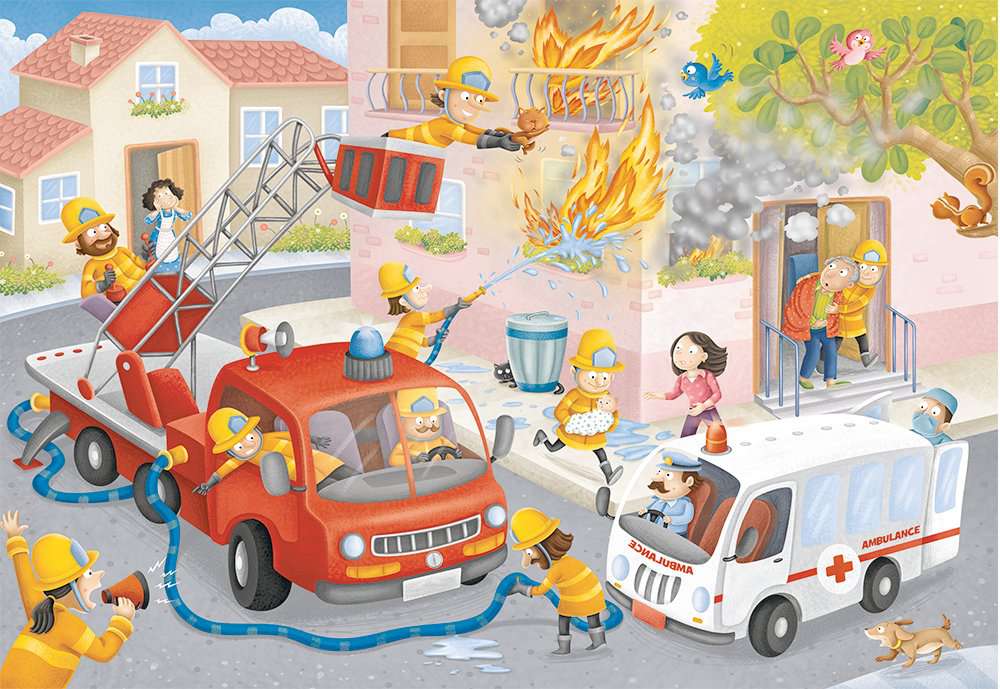 Puzzle: Firefighter Rescue! - for just $12.49! 