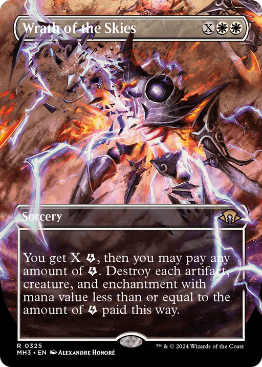 Wrath of the Skies (Borderless) (MH3-325) - Modern Horizons 3 (Borderless) - for just $1.54! 