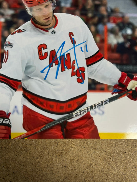 Jordan Staal Signed Carolina Hurricanes Captain 8X10 Photo With JSA COA - for just $60! 