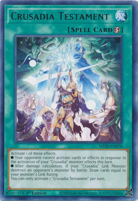 Crusadia Testament [MP20-EN078] Rare - for just $0.10! 