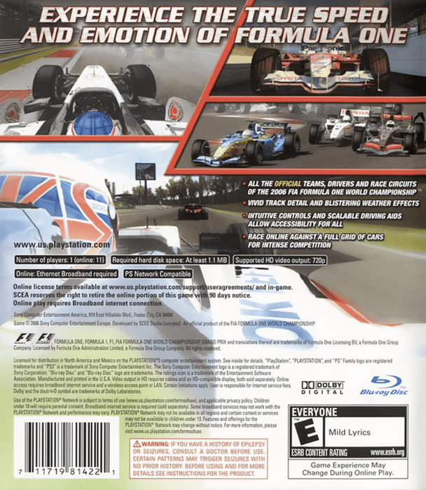 Formula One [Championship Edition] – PlayStation 3 (PS3) - for just $12.99! 