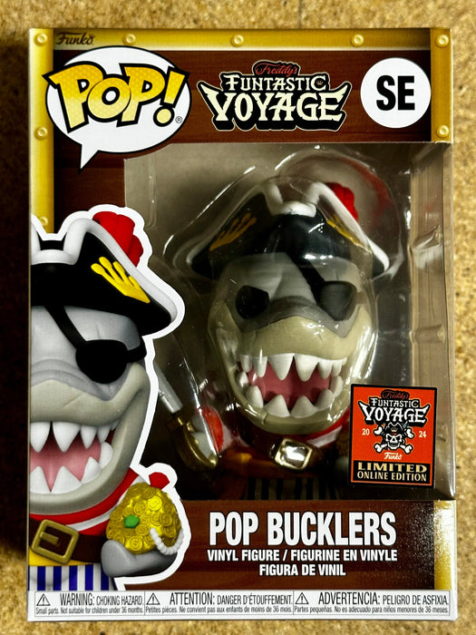 Funko Pop! Mascot Pop Bucklers Shark SE 2024 Funtastic Voyage Online Edition - for just $20! 