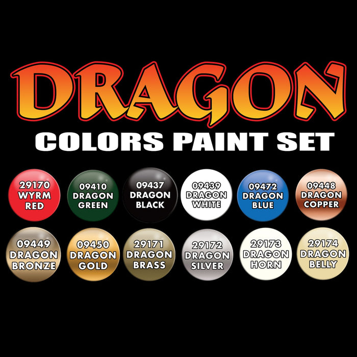 Master Series Paint: Dragon Colors Paint Set - for just $39.99! 