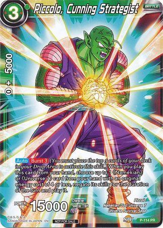 Piccolo, Cunning Strategist (Power Booster) (P-114) [Promotion Cards] - for just $0.15! 