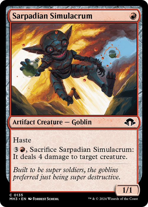 Sarpadian Simulacrum (MH3-135) - Modern Horizons 3 - for just $0.01! 