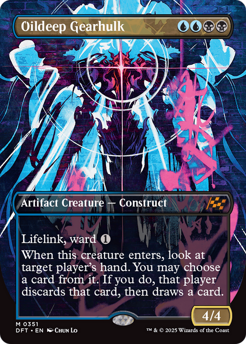 Oildeep Gearhulk (DFT-351) - Aetherdrift (Borderless) Foil - for just $1.07! 