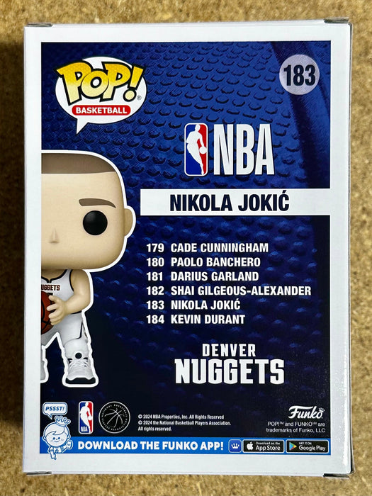 Funko Pop! Basketball Nikola Jokic #183 NBA Denver Nuggets 2024 Serbia - for just $15! 