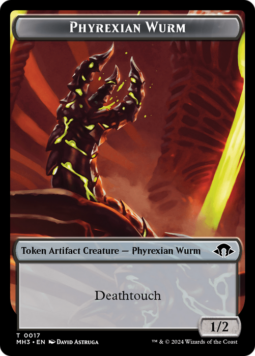 Phyrexian Wurm Token (0017) [Modern Horizons 3 Tokens] - Just $0.15! Shop now at Retro Gaming of Denver