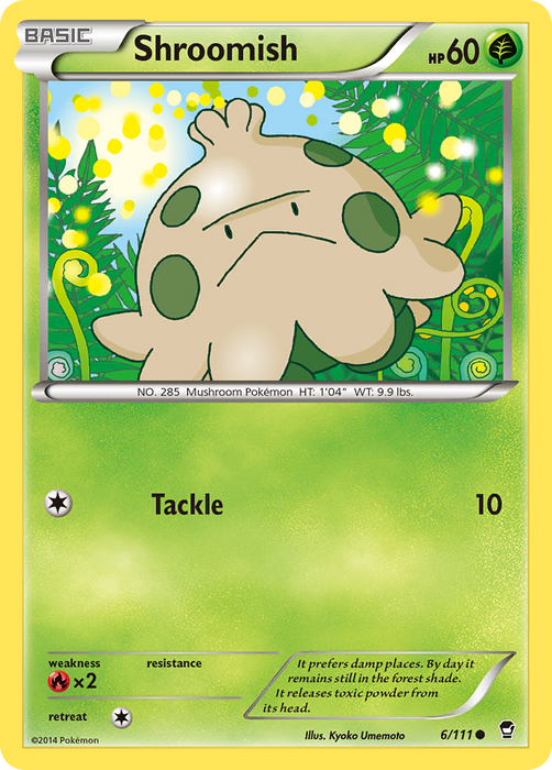 Shroomish (6/111) [XY: Furious Fists] - Just $0.10! Shop now at Retro Gaming of Denver