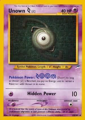 Unown [Z] (60/105) [Neo Destiny Unlimited] - for just $2.75! 