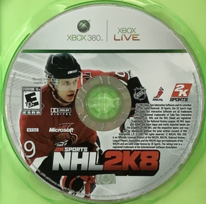 NHL 2K8 – Xbox 360 (X360) - for just $7.99! 