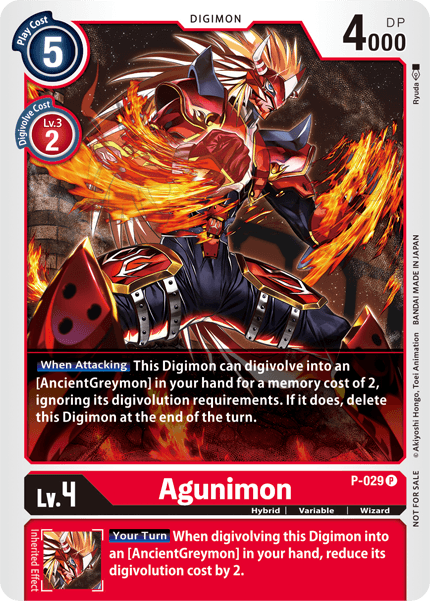 Agunimon [P-029] [Promotional Cards] - Just $0.70! Shop now at Retro Gaming of Denver