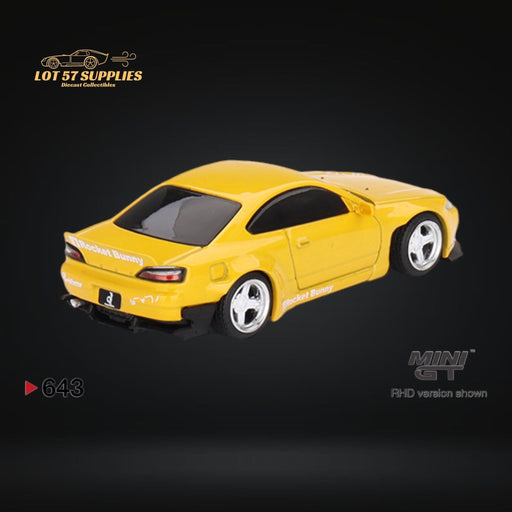 Mini-GT Nissan Silvia (S15) Rocket Bunny Bronze Yellow #643 1:64 MGT00643 - Premium Nissan - Just $18.99! Shop now at Retro Gaming of Denver