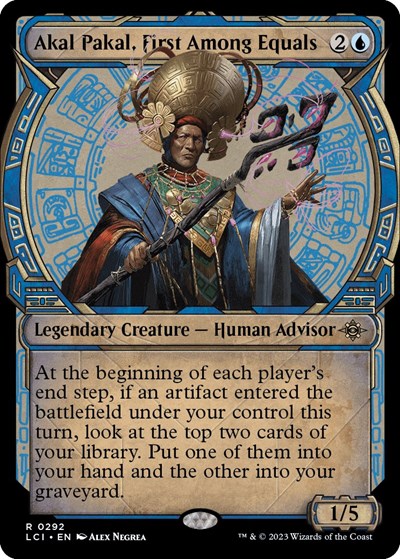 Akal Pakal, First Among Equals (Showcase) (The Lost Caverns of Ixalan) Near Mint Foil - for just $0.13! 