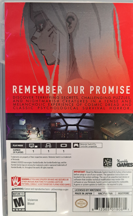 Signalis – Nintendo Switch (NS) - for just $59.99! 