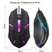 Wired Mouse Computer E-sports Colorful Breathing Light Luminous USB Office Gaming - for just $19! 