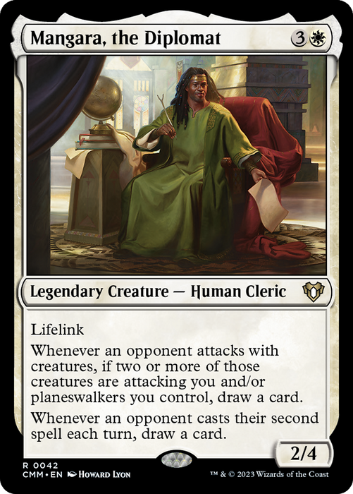Mangara, the Diplomat (CMM-042) - Commander Masters - for just $0.18! 