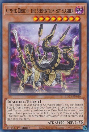 Gizmek Orochi, the Serpentron Sky Slasher [SDCS-EN020] Common - for just $0.10! 