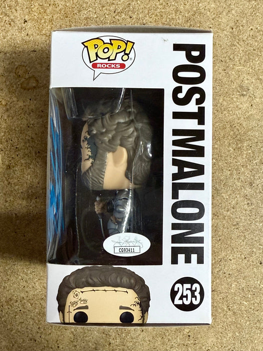 Post Malone Signed Vaulted Knight Armor (Circles Music Video) Funko Pop! #253 With JSA COA - for just $225! 