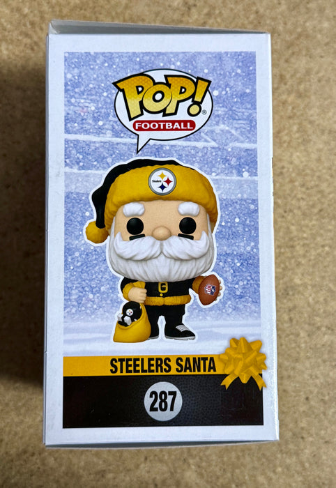 Mason Rudolph Signed NFL Pittsburgh Steelers Santa Funko Pop! #287 With JSA COA - for just $100! 