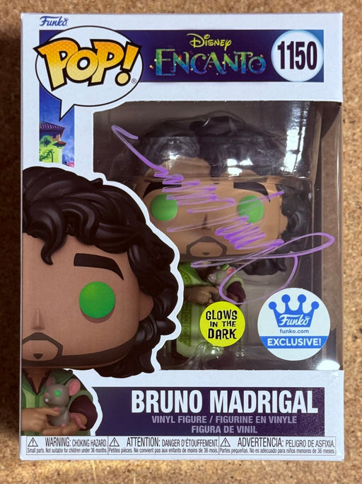 John Leguizamo Signed Bruno Madrigal Encanto Funko Pop! #1150 Disney With OC COA - for just $75! 