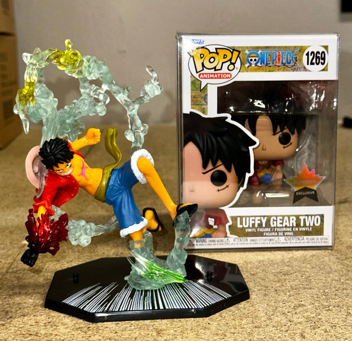 Anime One Piece Monkey D. Luffy Gear 2 (Two) Battle Scene Action Pose Statue - for just $15! 