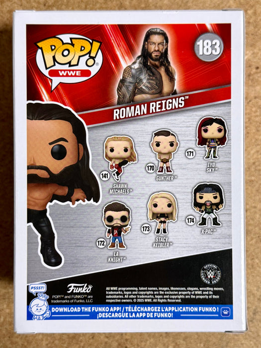 Funko Pop! WWE Roman Reigns (Superman Punch) #183 Wrestler Tribal Chief OTC 2025 - for just $15! 