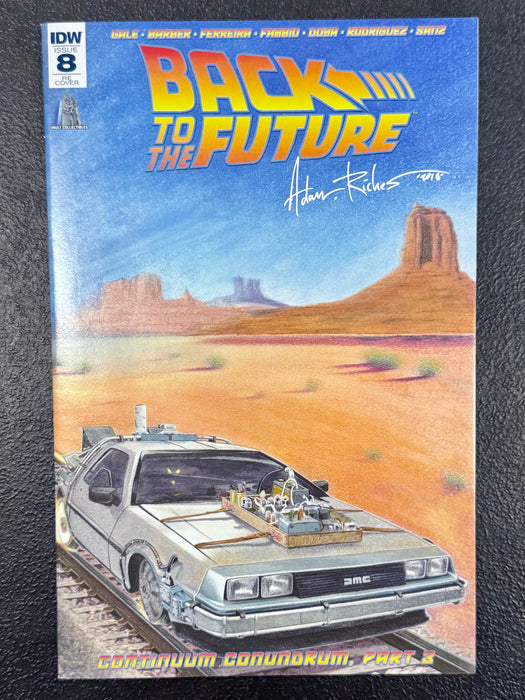 Back To The Future #6 7 8 Signed Adam Riches Vault Collectibles Connecting Exclusive - for just $150! 