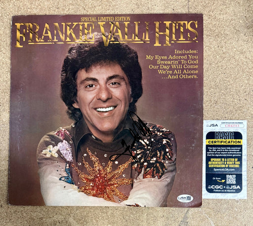 Frankie Valli Signed Of The (4) Four Seasons “Special Limited Edition Hits” 1978 Vinyl With JSA COA - for just $150! 