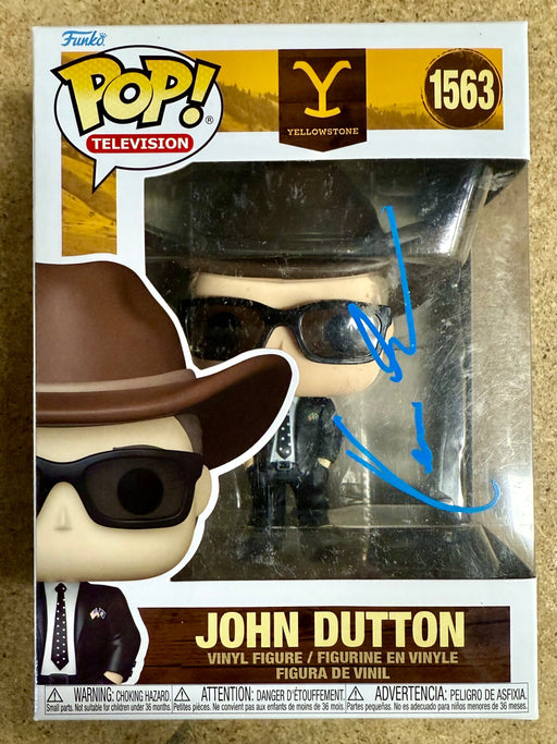 Kevin Costner Signed John Dutton Yellowstone Funko Pop! #1563 With JSA COA - for just $400! 