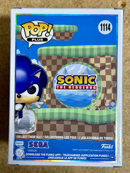 Funko Pop! Plus Games Sonic the Hedgehog (Pearlescent) #1114 Exclusive SEGA - for just $15! 