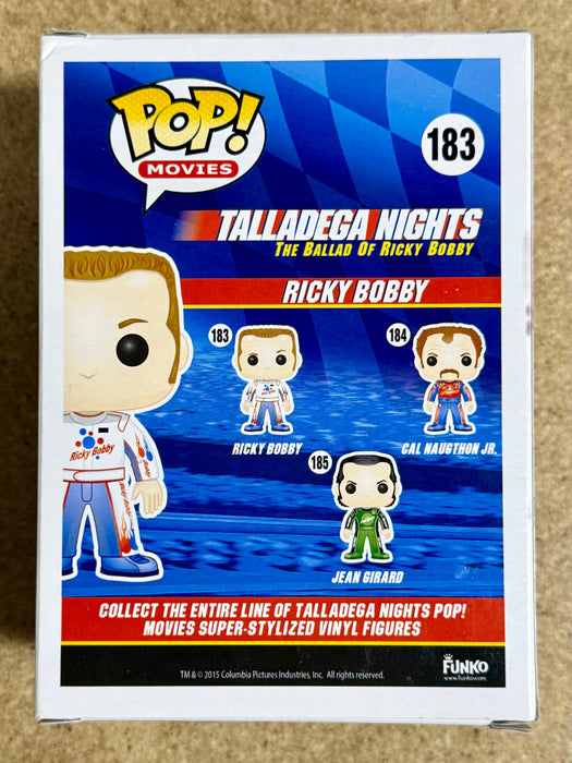 Will Ferrell Signed Ricky Bobby Talledega Nights Funko Pop! #183 With JSA COA - for just $850! 
