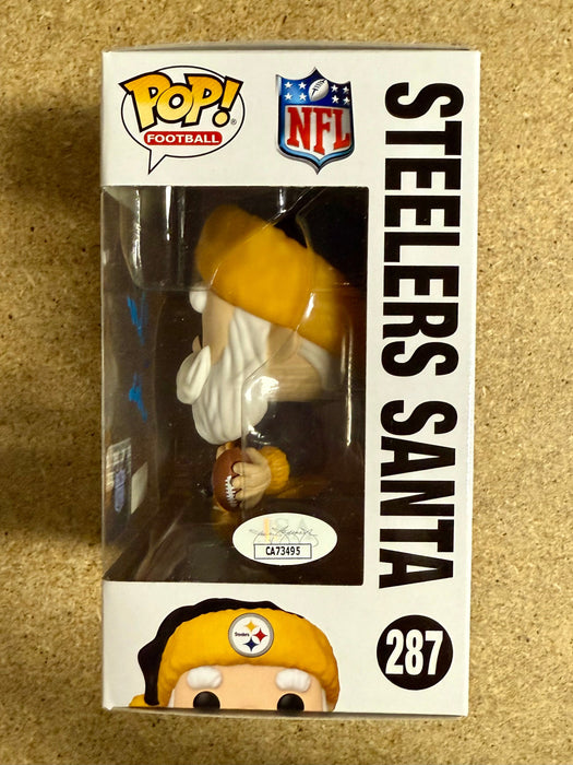 Donnie Iris Signed NFL Pittsburgh Steelers Santa Funko Pop! #287 With JSA COA - for just $110! 