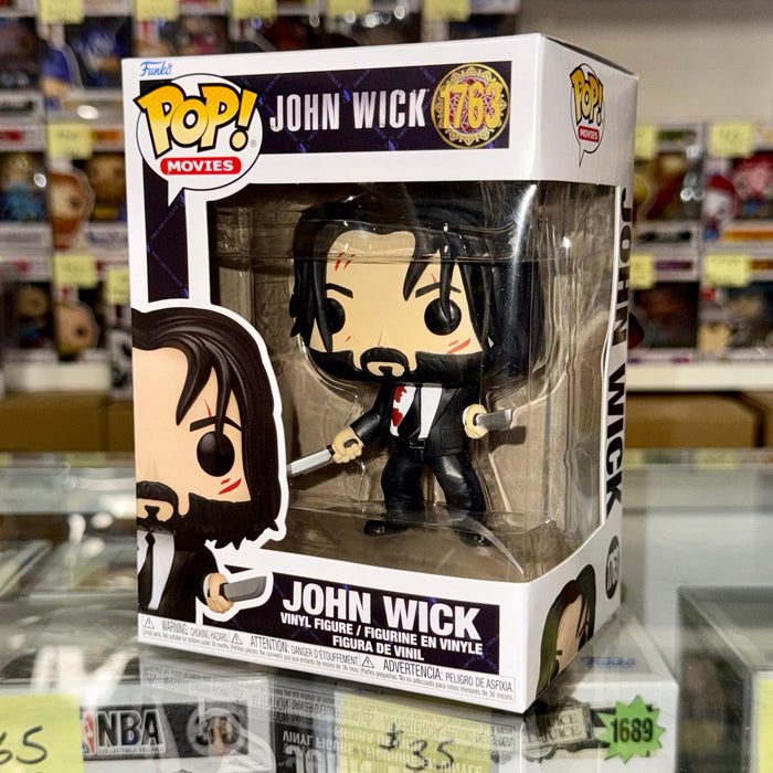 Funko Pop! Movies Bloody John Wick With Knives #1763 Chapter 4 2024 - for just $13! 