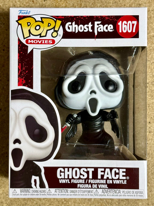 Funko Pop! Movies Ghost Face With Bloody Knife #1607 Scream 2024 Thriller - for just $13! 
