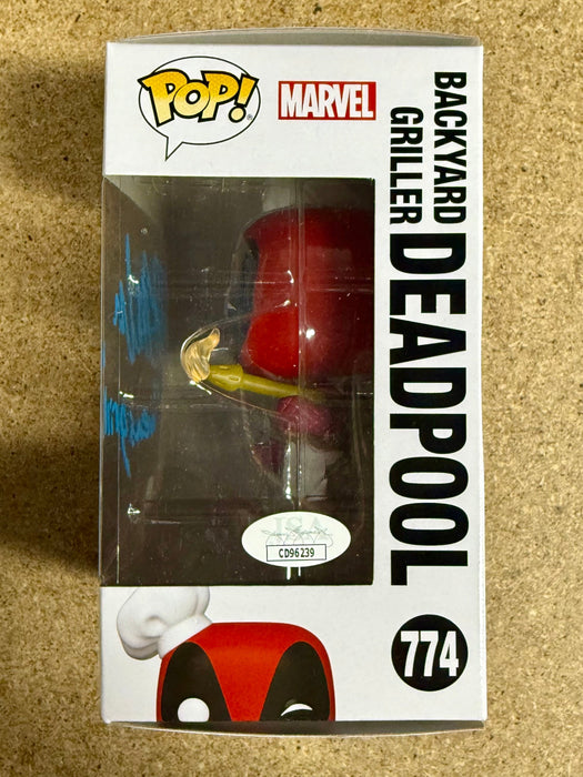 TJ Miller “Weasel” Signed Backyard Griller Deadpool Funko Pop #774 With JSA COA - for just $85! 