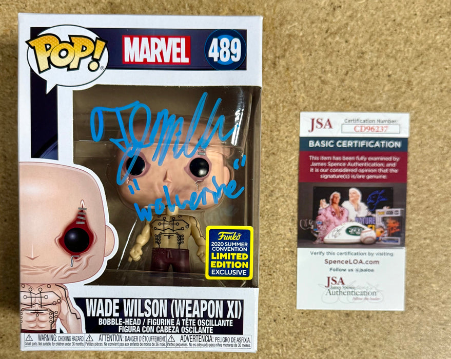 TJ Miller “Weasel” Signed Marvel Wade Wilson (Weapon XI) Funko Pop! #489 SDCC 2021 Vaulted Exclusive JSA COA - for just $85! 