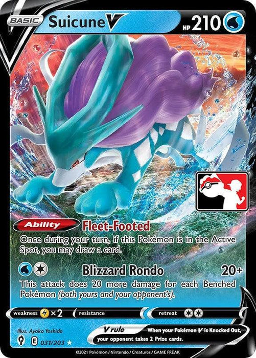 Suicune V (031/203) [Prize Pack Series One] - for just $8.50! 