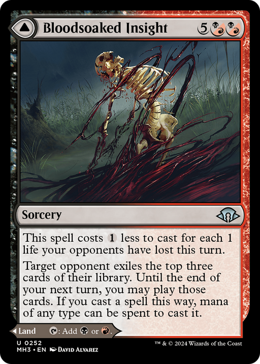 Bloodsoaked Insight (MH3-252) - Modern Horizons 3 - for just $0.10! 
