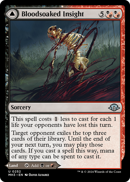 Bloodsoaked Insight (MH3-252) - Modern Horizons 3 - for just $0.10! 