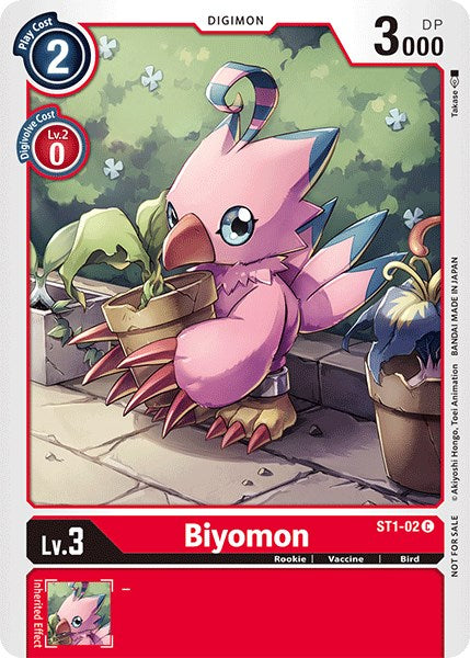 Biyomon [ST1-02] (Official Tournament Pack Vol.3) [Starter Deck: Gaia Red Promos] - Just $0.09! Shop now at Retro Gaming of Denver