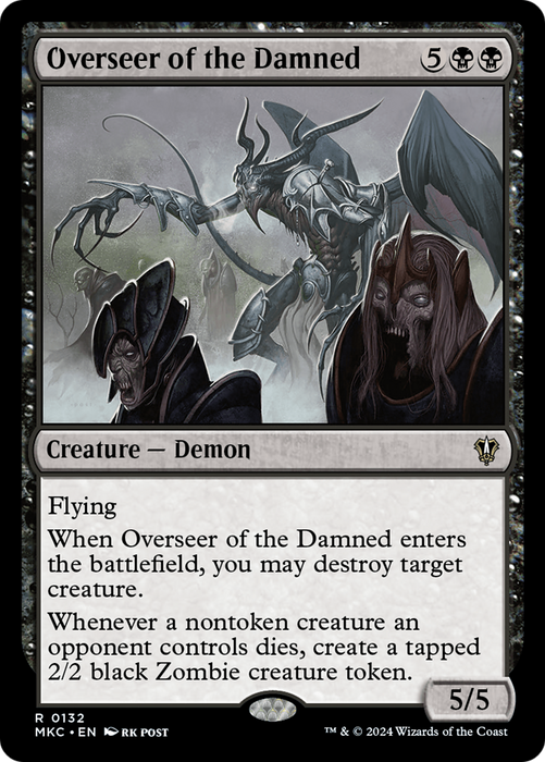 Overseer of the Damned (MKC-132) - Murders at Karlov Manor Commander - for just $0.11! 