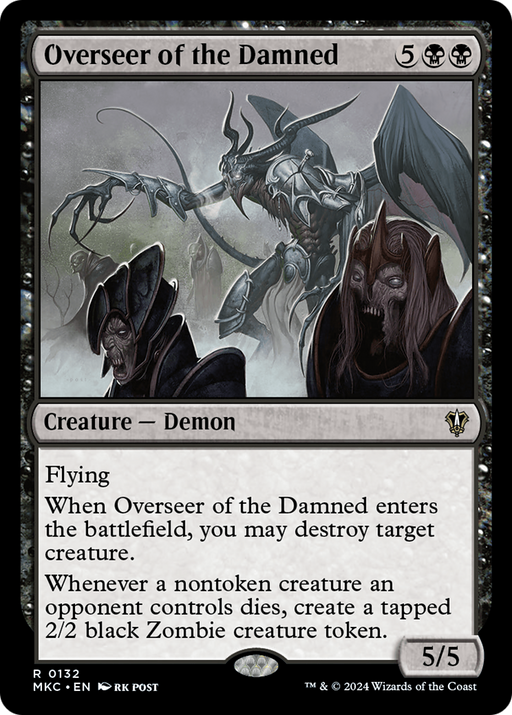 Overseer of the Damned (MKC-132) - Murders at Karlov Manor Commander - for just $0.11! 