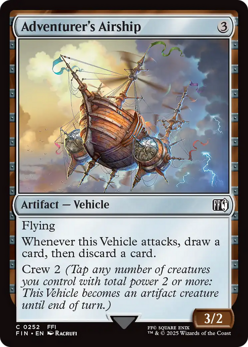 Adventurer's Airship (FIN-252) - FINAL FANTASY Foil - for just $0.05! 
