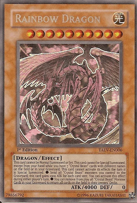 Rainbow Dragon [TAEV-EN006] Ghost Rare - for just $42! 