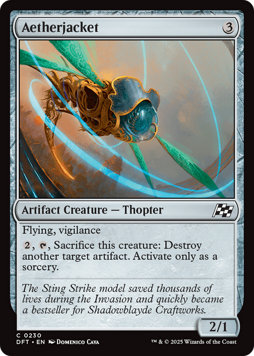 Aetherjacket (DFT-230) - Aetherdrift Foil - for just $0.01! 