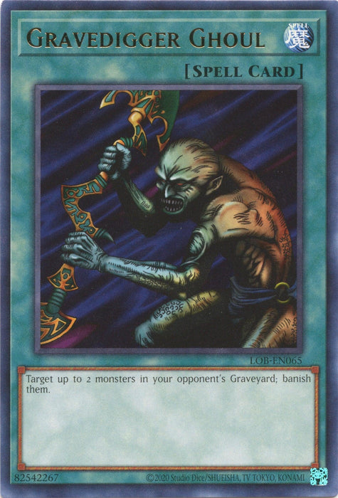 Gravedigger Ghoul (25th Anniversary) [LOB-EN065] Rare - for just $0.10! 