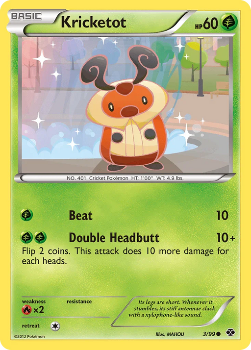 Kricketot (3/99) [Black & White: Next Destinies] - for just $0.10! 